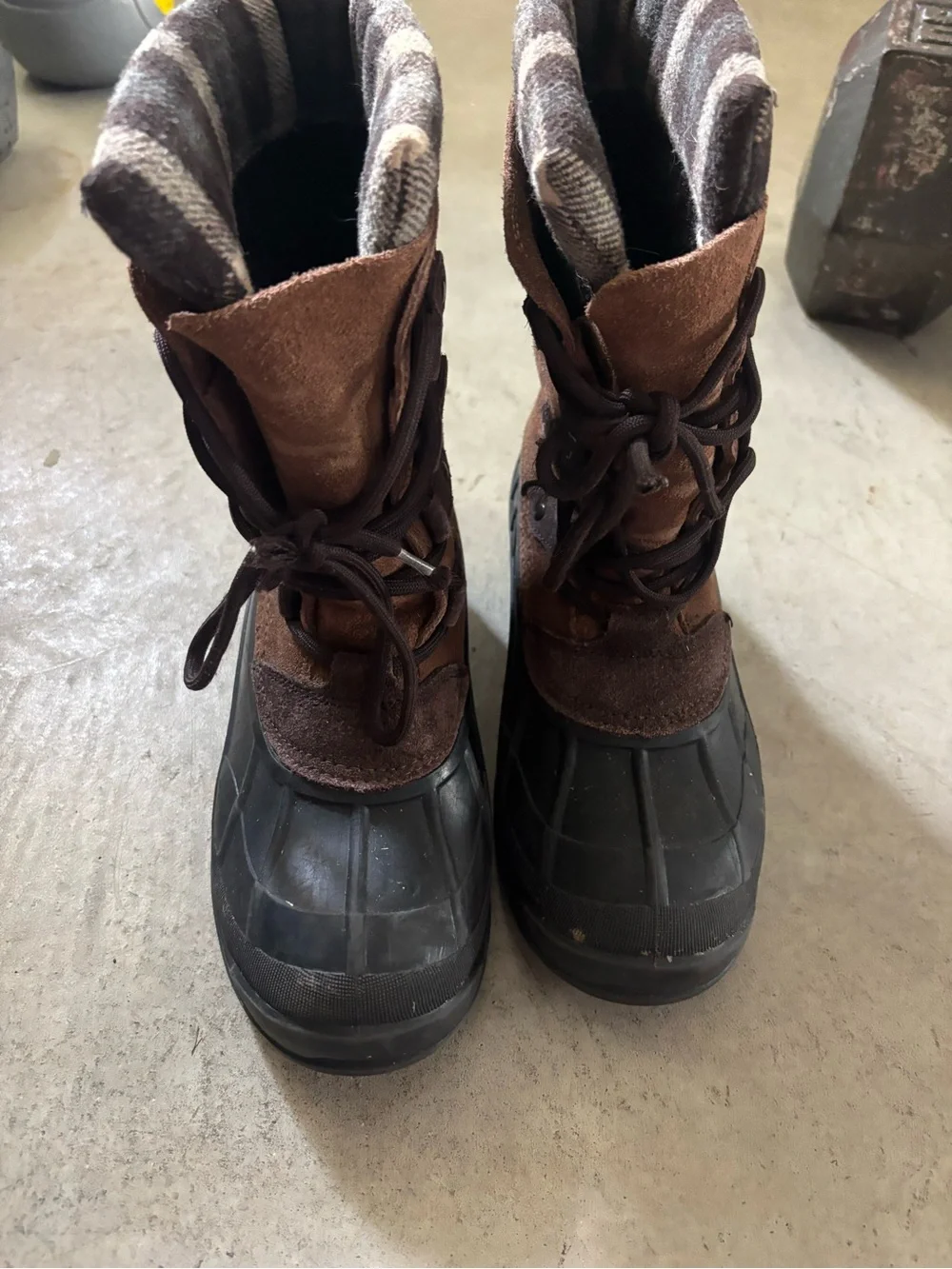 Kamik Brown and Black womens Winter Snow Boots